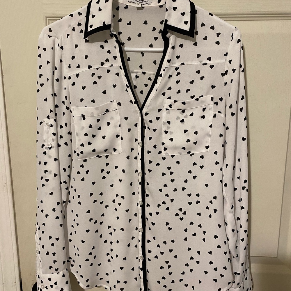 Express blouse- The Portofino Shirt, Size S